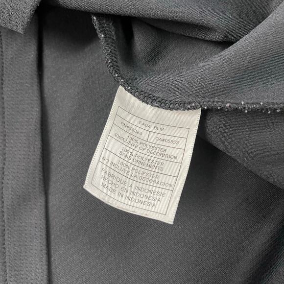 Vintage Nike Team Black Purdue University L‎ Long Sleeve Dri-Fit Polo Shirt - Picture 9 of 9